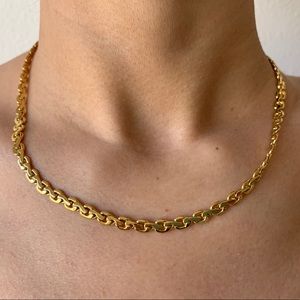 Authentic Vintage Givenchy Gold Chain Necklace
